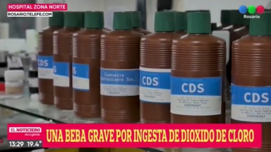 Una beba está grave por ingerir dióxido de cloro