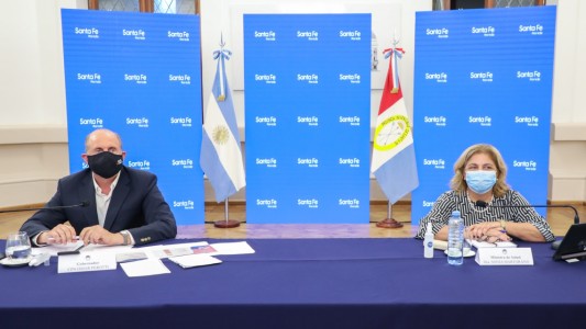 Perotti y la ministra de Salud, Sonia Martorano, analizaron la situación sanitaria provincial