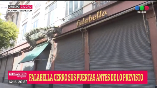 Falabella anticipó su cierre y bajó las persianas en Rosario