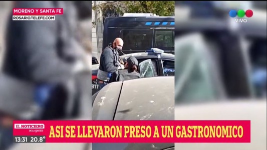 El reclamo de gastronómicos terminó con un detenido