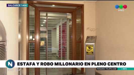Millonario robo en pleno centro de Rosario