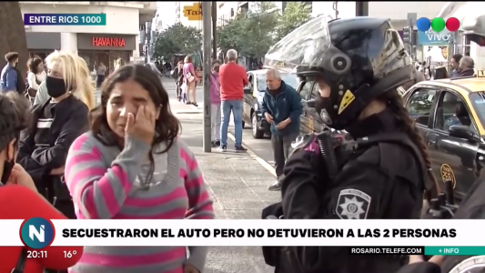 Confuso episodio de amenazas y robo en el centro de la ciudad