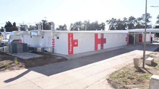 Desde hace meses se utiliza el container para los fallecidos por covid en el Eva Perón