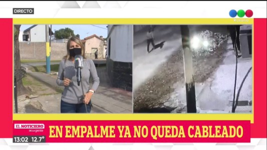 Un vecino de Empalme Granero, instaló 16 cámaras pero no pudo evitar el robo de cables