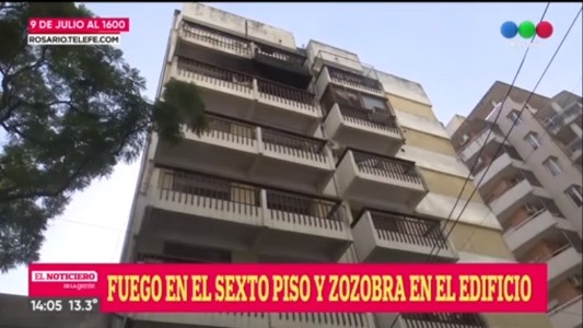 Incendio en un departamento de 9 de julio al 1600