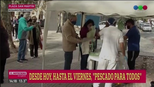 Venden pescado 20% más barato en el Plan Federal de Ferias