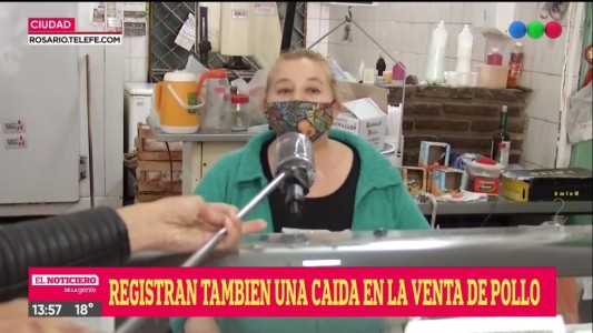 Cayó la venta de pollo en Rosario