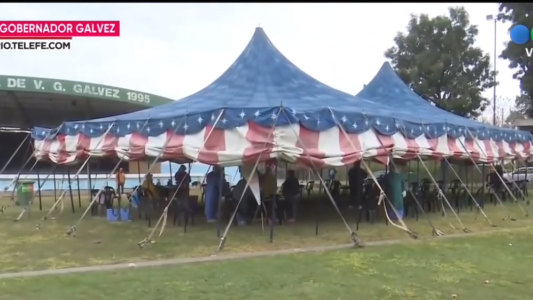 En VGG sumaron la carpa del circo Cristal para hisopados