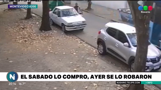 Compraron un auto, y tres días después se lo robaron