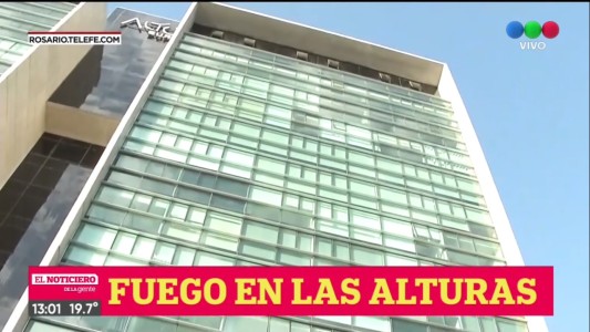 Evacuaron el hotel Dazzler por un principio de incendio en el noveno piso