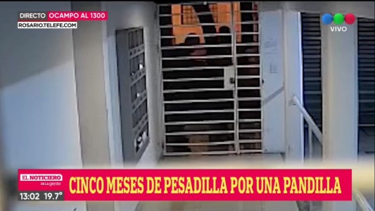 Video: entraron a un edificio y se llevaron las bicicletas