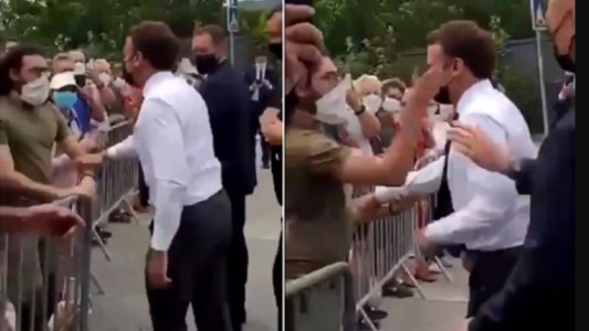 Condenaron a prisión al hombre que hace dos días le pegó un cachetazo a Macron