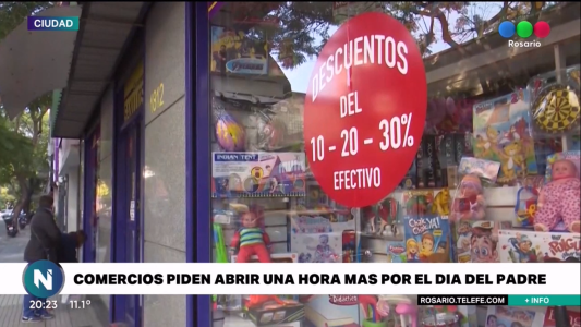 Los comerciantes piden extender una hora la atención horaria la semana previa al Día del Padre