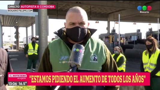 Trabajadores de peajes de Santa Fe levantan las barreras en reclamo de paritarias