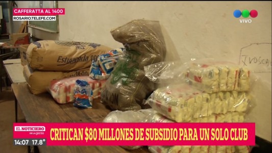 Denuncian que un club recibió un subsidio provincial de 80 millones de pesos