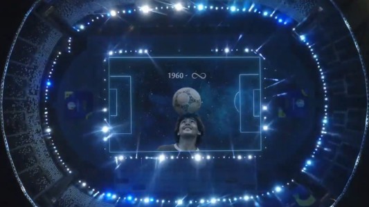 Conmebol realizó un tributo a Diego Maradona en el partido entre Argentina y Chile por la Copa América