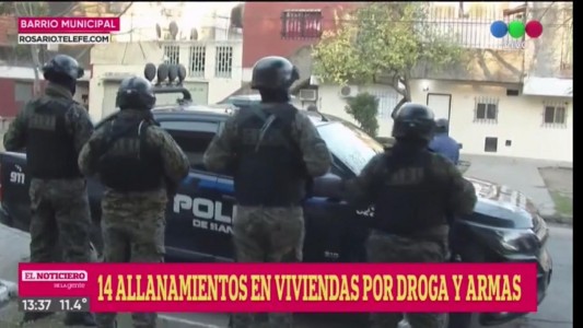 Llevaron adelante 14 allanamientos en el Barrio Municipal