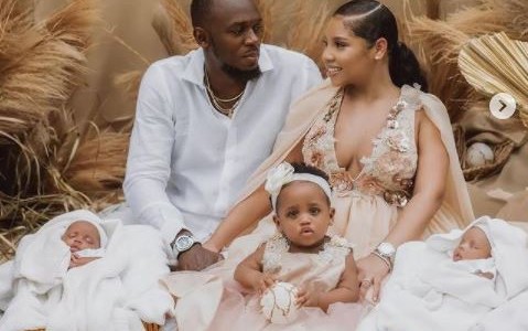 Día del Padre: El jamaiquino Usain Bolt fue papá de gemelos