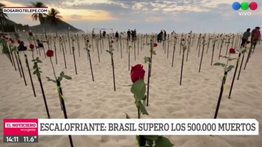 Brasil superó las 500.000 muertes por COVID-19 y los expertos advierten sobre la inminente llegada de una tercera ola