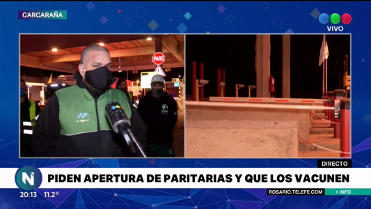 Barreras levantadas en peajes nacionales, pero con controles vehiculares de la policía