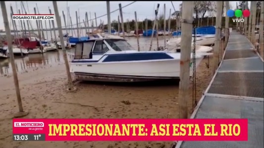 Récord histórico: el río Paraná registra 15 centímetros de profundidad