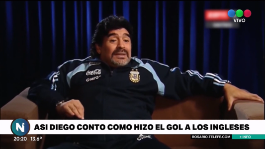 Video: Diego contó cómo hizo el mejor gol de todos los tiempos