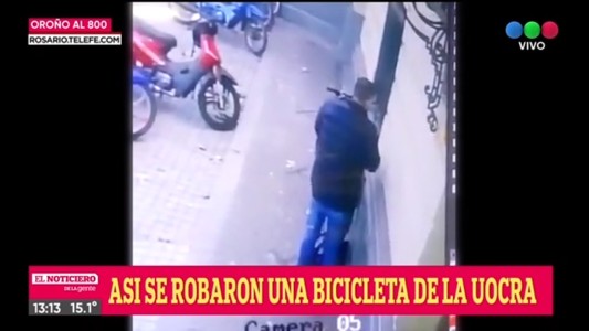Se robaron una bicicleta en la puerta de la OUCRA