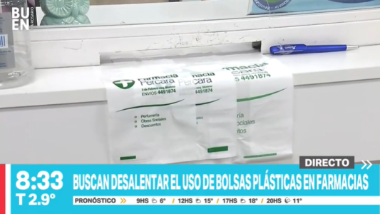 Lanzan una campaña para reducir el uso de bolsas plásticas en farmacias