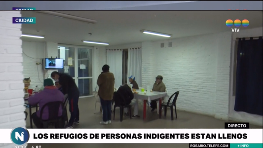 Con las bajas temperaturas, los refugios municipales trabajan a pleno