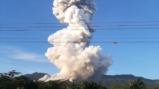 Costa Rica registró la erupción volcánica más energética de los últimos años