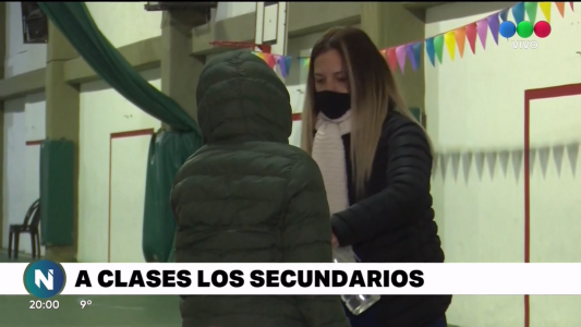 Coronavirus: vuelven las clases presenciales para secundarios en Rosario