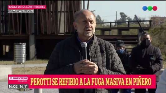 Perotti sobre la fuga de Piñero: “Quedó expuesta la dimensión del crimen organizado que hay que enfrentar”