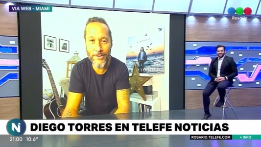 Diego Torres, feliz de presentar su nuevo disco al público de Rosario