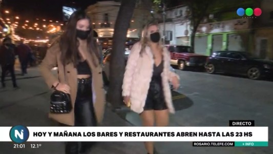 Bares y restoranes, de nuevo con movimiento nocturno