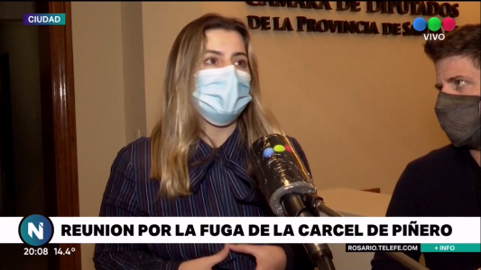 Reunión de legisladores con funcionarios del Servicio Penitenciario tras la fuga de Piñero