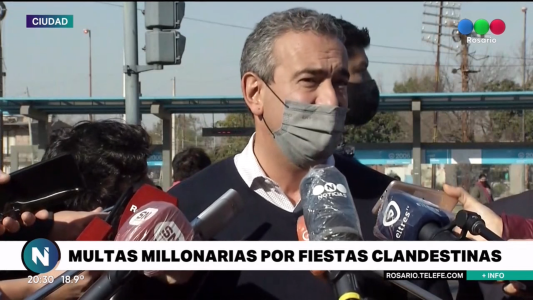 Javkin promulgará la ordenanza con duras multas para quienes realicen fiestas clandestinas