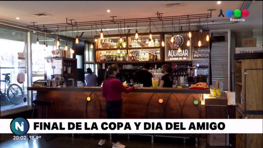 Expectativa en el sector gastronómico por la final de la Copa América y el Día del Amigo