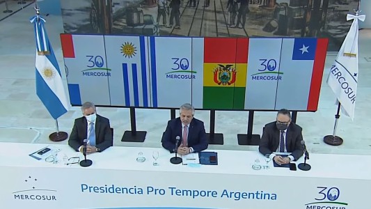 Mercosur: tras la decisión de Uruguay, Alberto Fernández dijo que "nadie se salva solo"