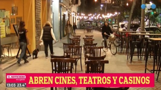 Nuevas restricciones: abrirán los cines, el casino y la gastronomía hasta las 23 los viernes y sábados