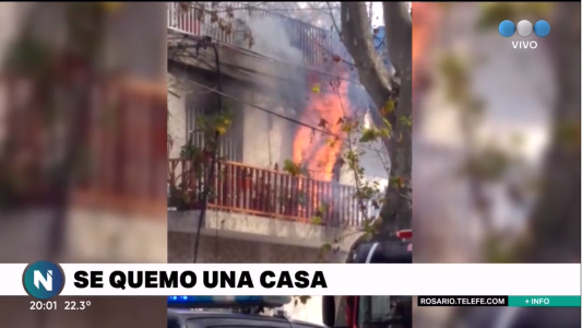 Incendio en una casa en Gaboto al 600: perdieron todo