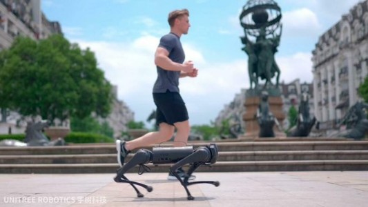 Entrenaron un robot que se adapta a caminar en diferentes superficies evitando tropiezos