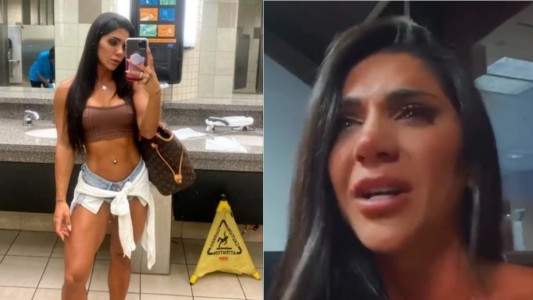 "Estas desnuda": modelo denunció que no la dejaron subir al avión por su ropa