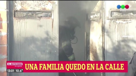 Voraz incendio quemó una imprenta y dos viviendas en barrio Cristalería
