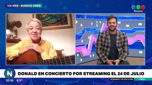 Donald celebra 60 años de carrera con un show vía streaming