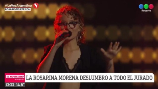 La rosarina Morena Greppi deslumbró al jurado de “La Voz Argentina”