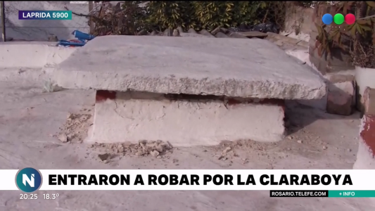 Entraron por una claraboya y se llevaron varios artefactos de su casa