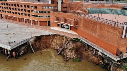 Determinaron que el resto de la estructura en el Parque España no corre riesgo