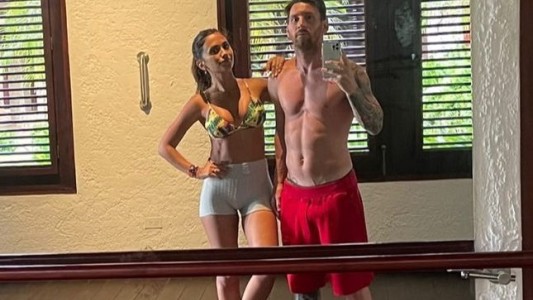 Videos: Messi filmó la intimidad del entrenamiento de Antonela en el Caribe