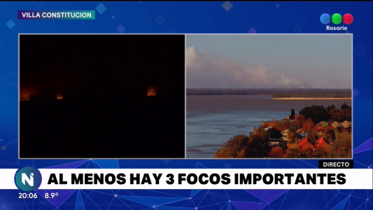 Volvieron los incendios a las islas: los focos se extienden a lo largo de 6 kilómetros