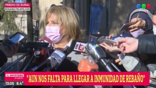 Sonia Martorano: "Agosto será el mes de las segundas dosis"